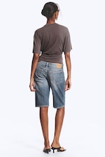 Dusty Plum - DRAPED FITTED T-SHIRT - 3