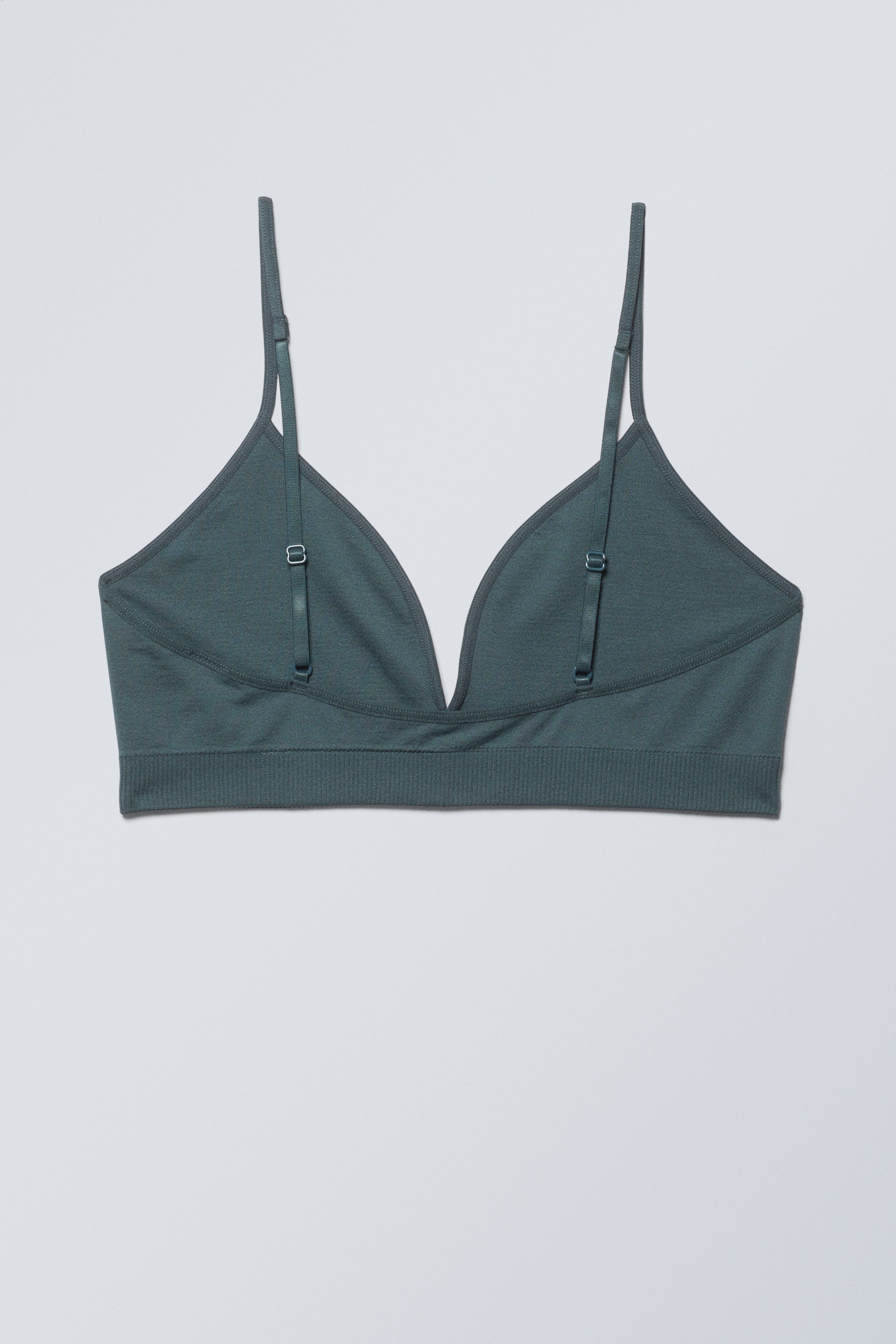 Teal - Cat Soft Triangle Bra - 1
