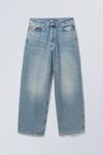Seventeen Blue - Mittelblau - Astro Loose Baggy Leg Jeans - 11