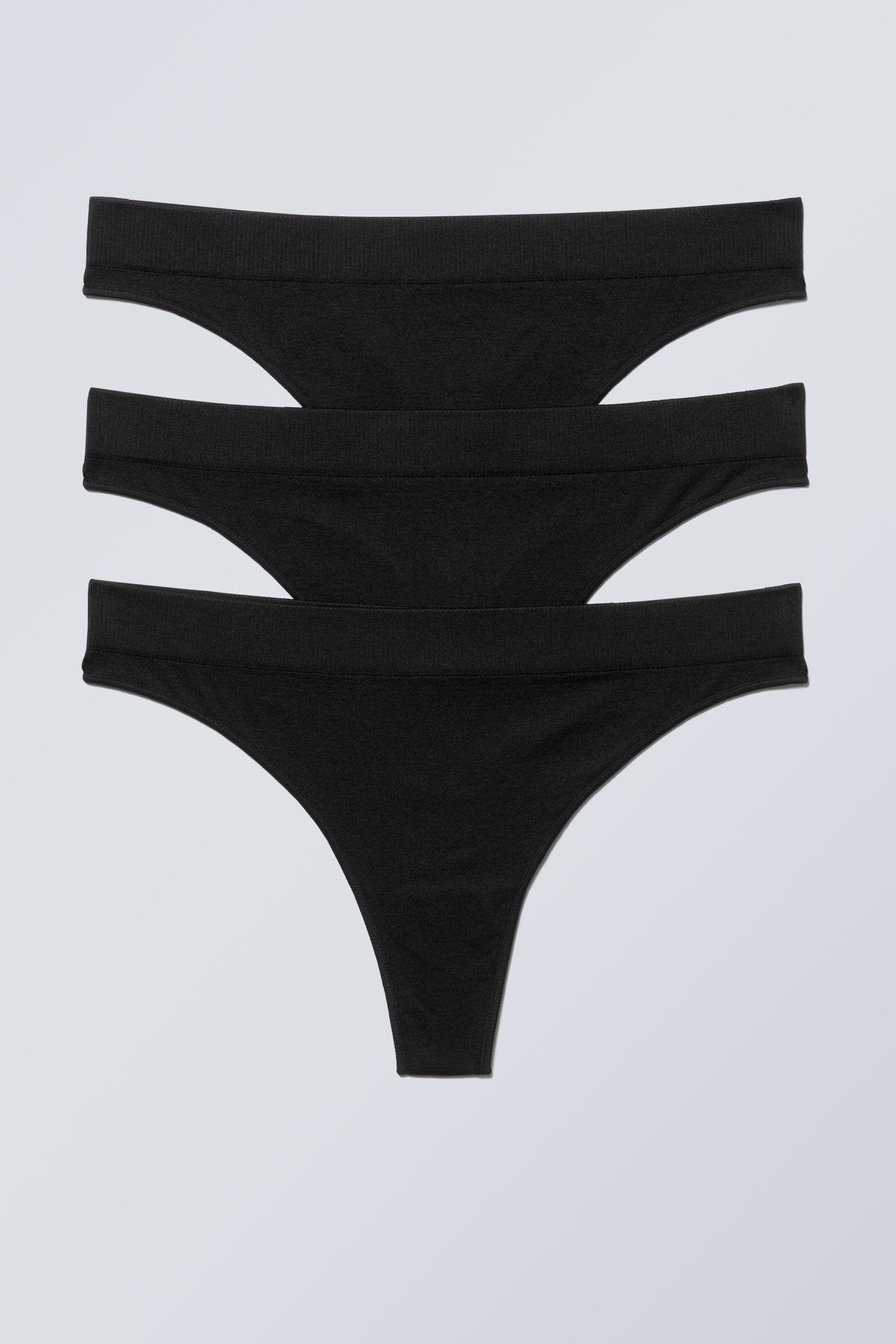 #272628 - 3-pack stringtrosor Cat i mjuk kvalitet - 1