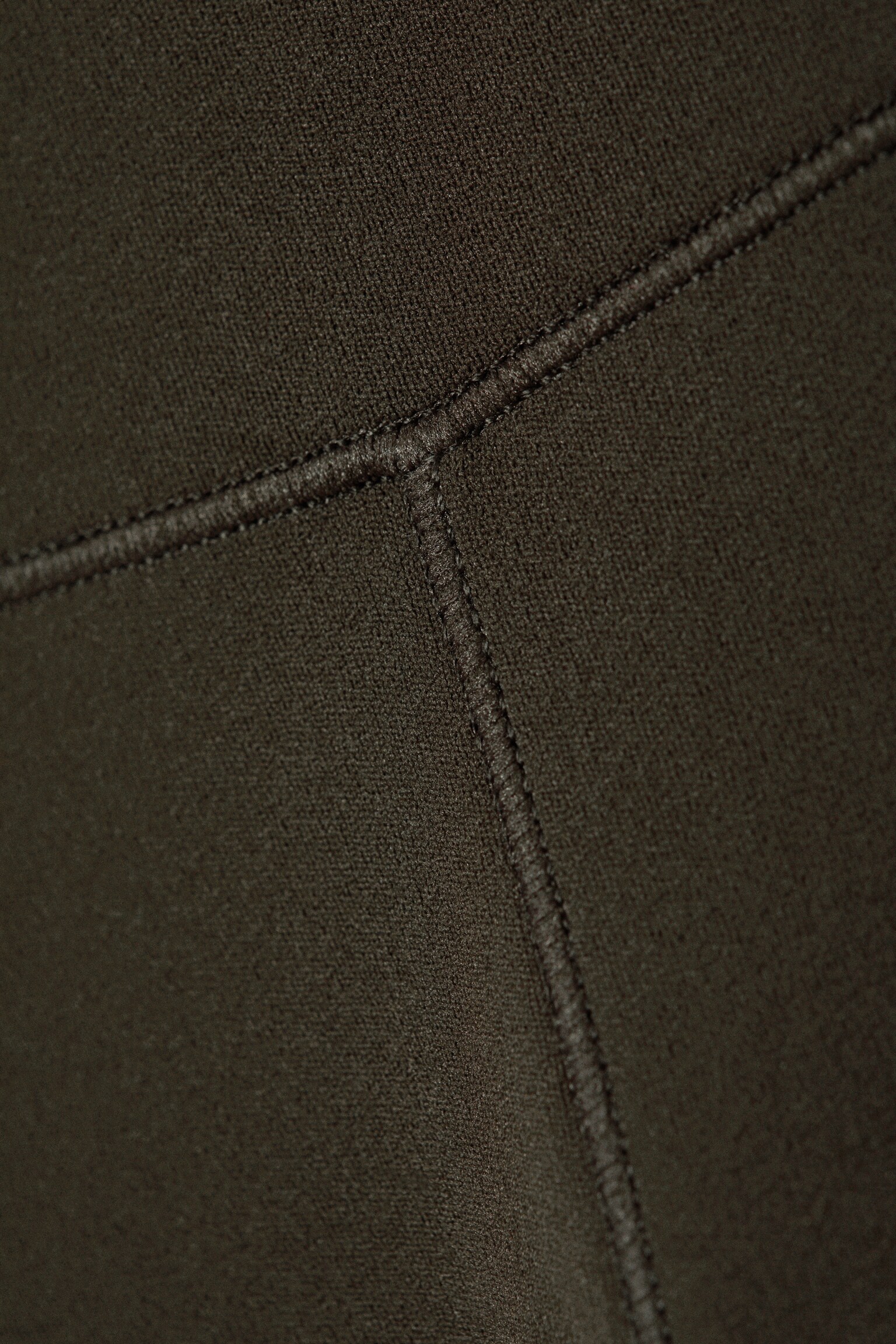 High Waisted Sports Tights - Dark Brown/Dark Grey/Light Dusty Grey/Dark Khaki Green/Black/White/Dark Brown - 2