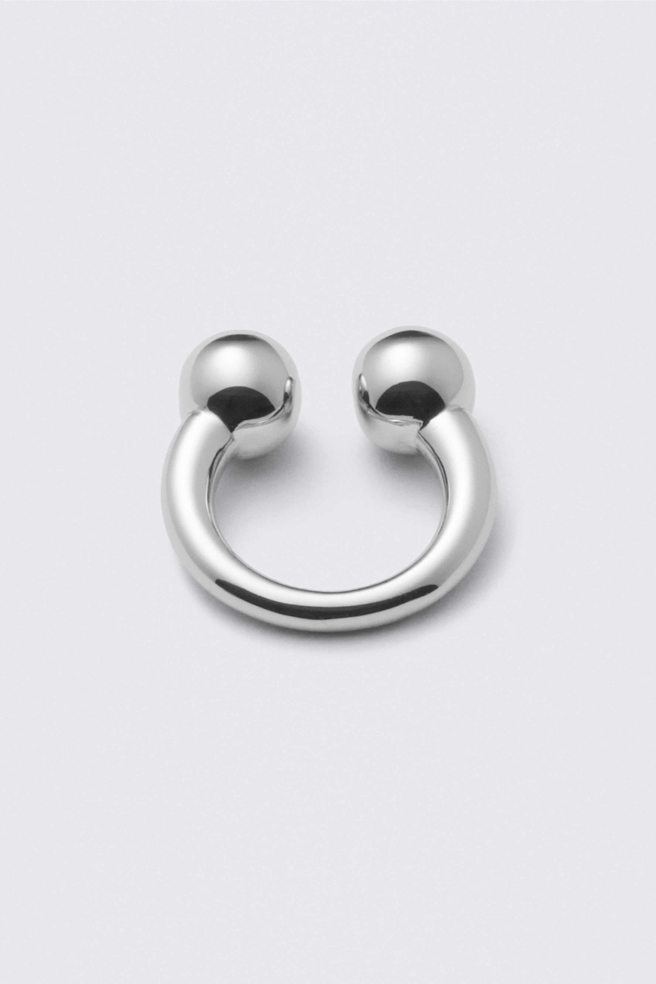 Silver - Skulptural öppen ring - 1