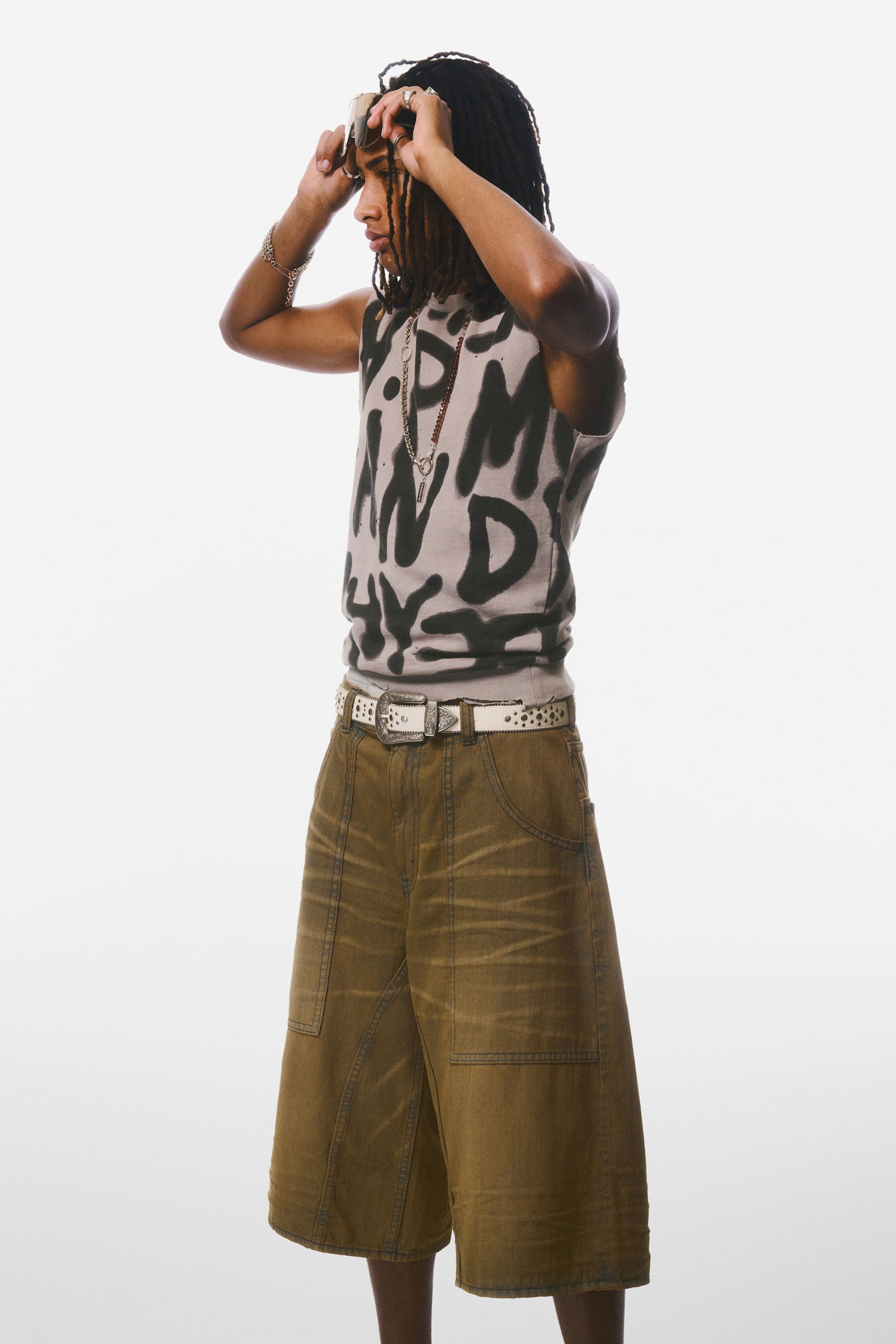 Deep Brown - Dunno Loose Fit Carpenter Jorts - 8