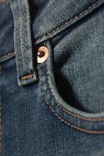 Blue Hymn - Medium Blue - Luna Low Rise Skinny Bootcut Leg Jeans - 6