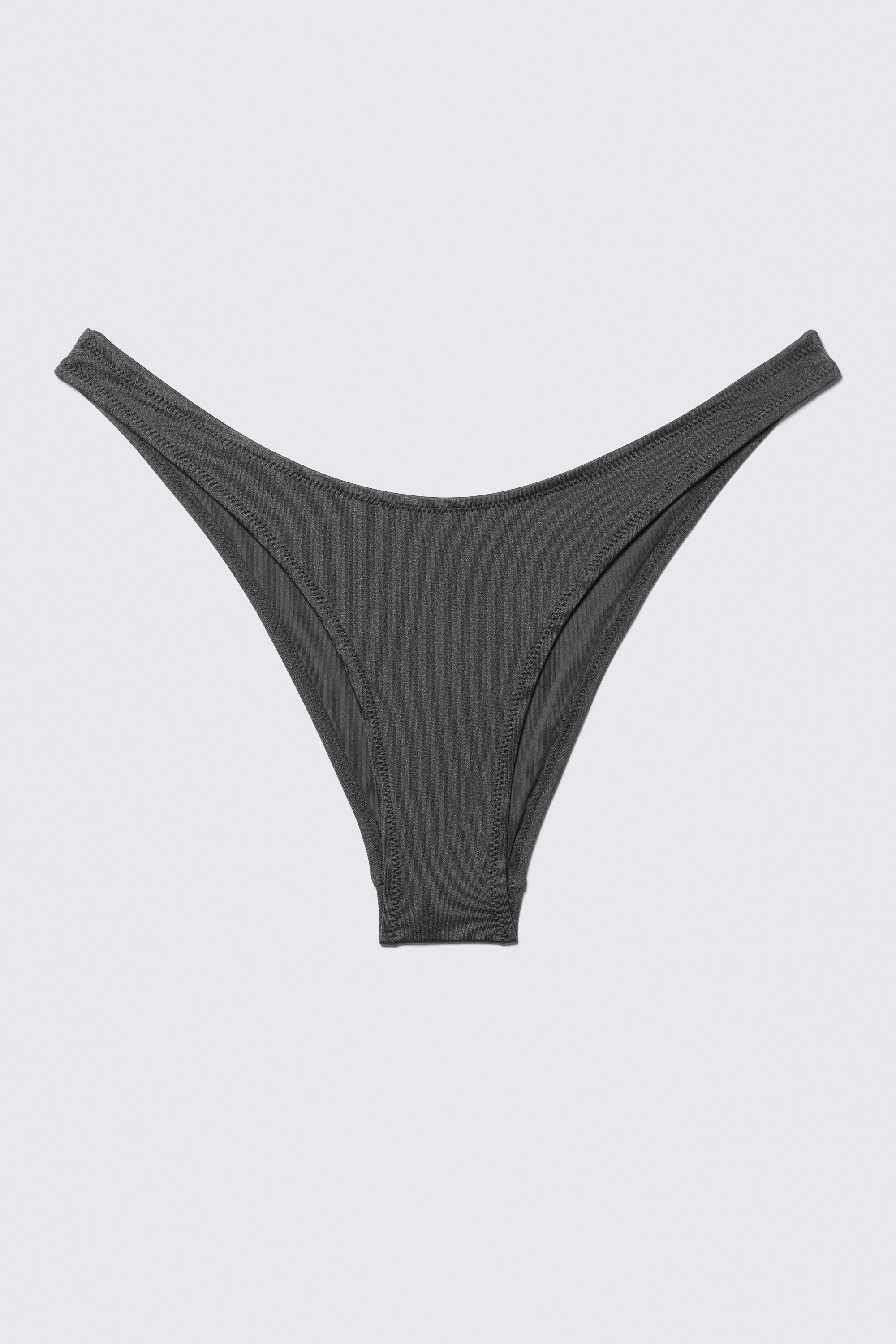 Dark Grey - Brazilian Mini Bikini Bottom - 1