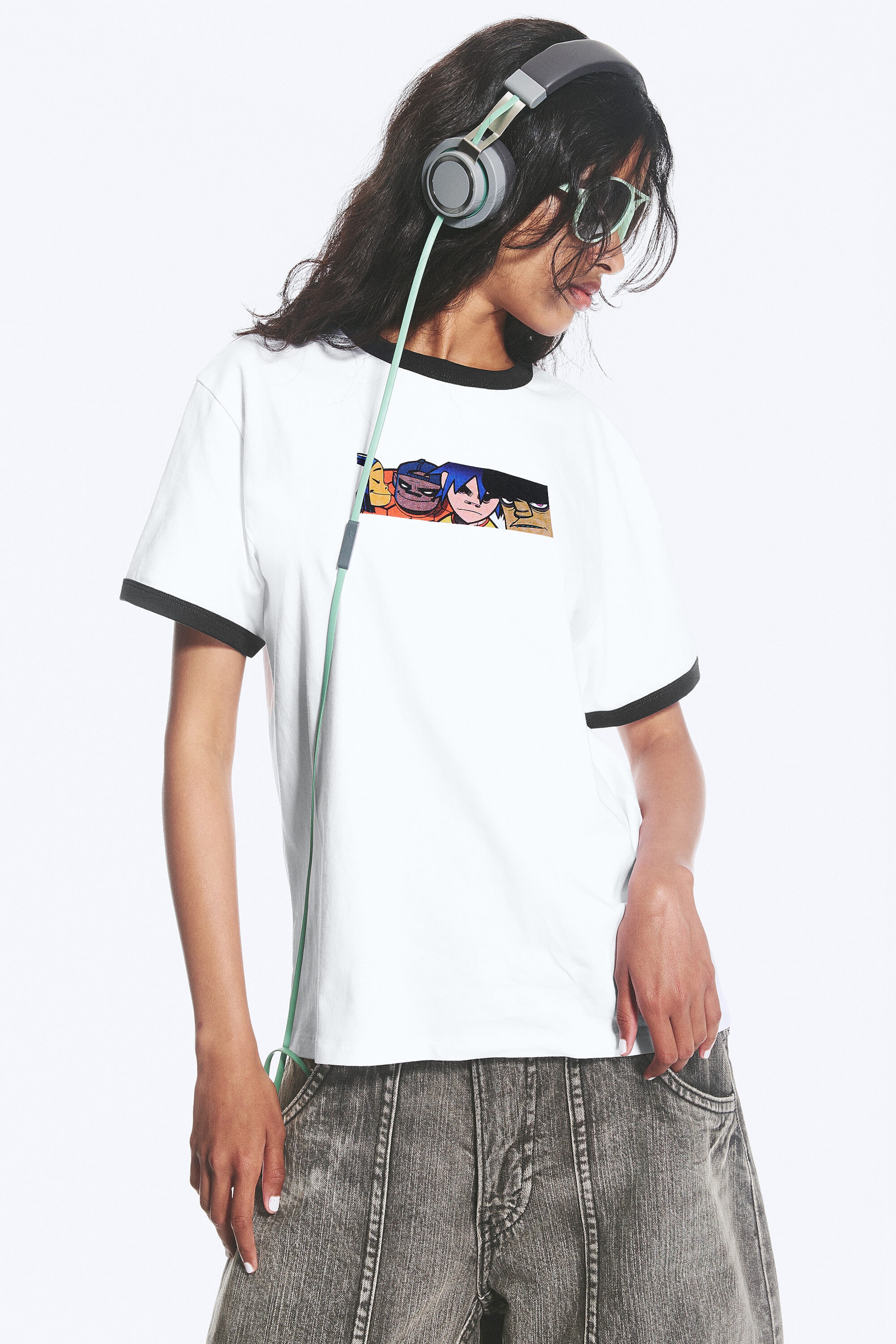 White - Gorillaz T-shirt - 2