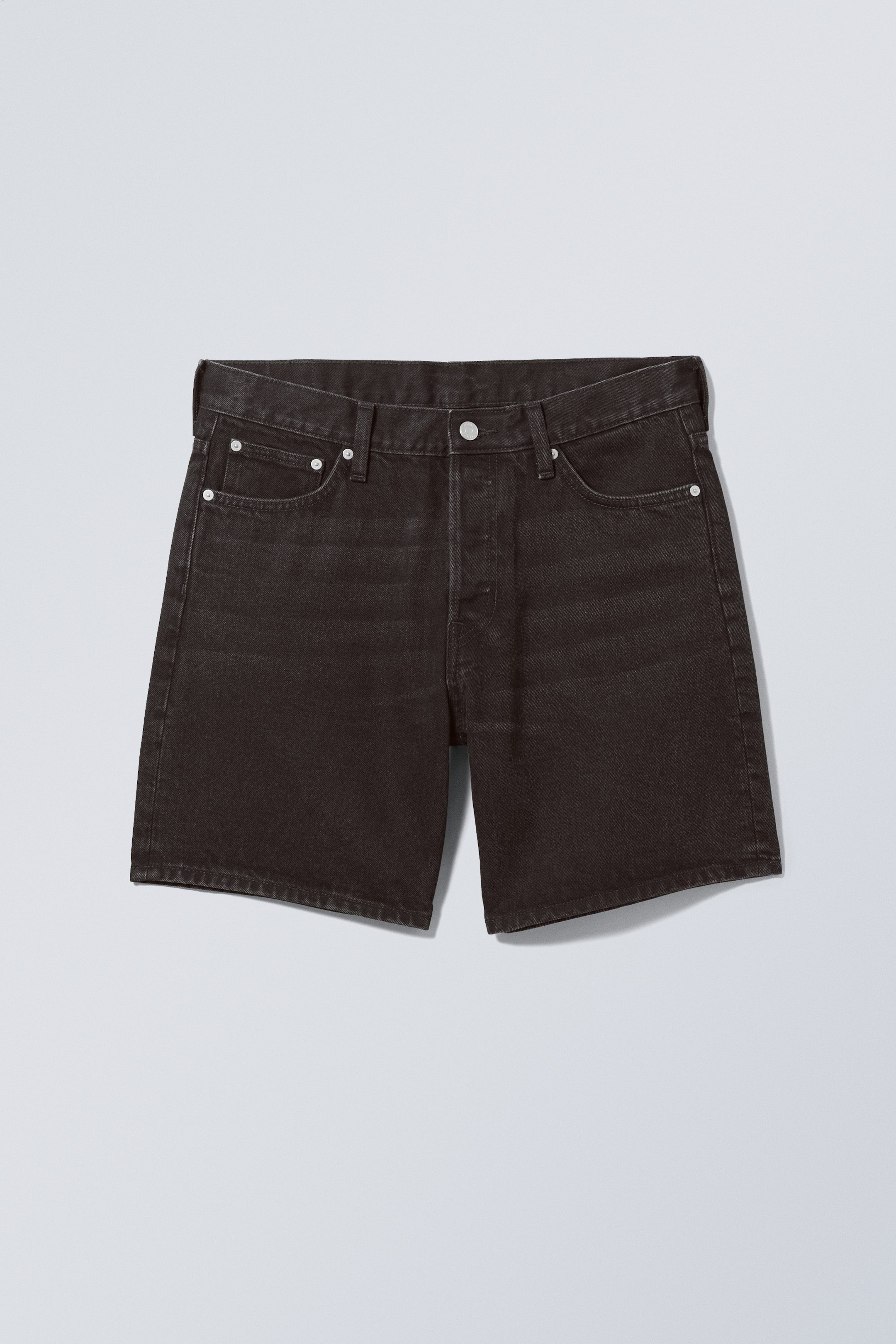 Tvättad svart - Denimshorts Vacant - 0