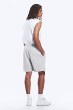 Light Dust Grey - Relaxed Terry Shorts - 3