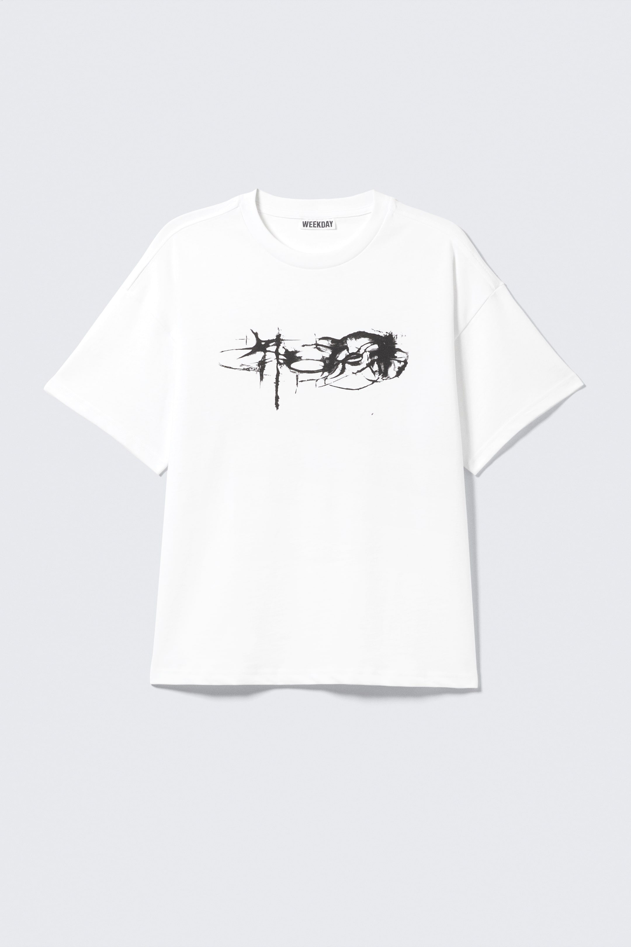 Grotere afbeelding bekijken: Great Boxy Printed Graphic Tee - White - Interstellar - HEREN | H&M BE 1