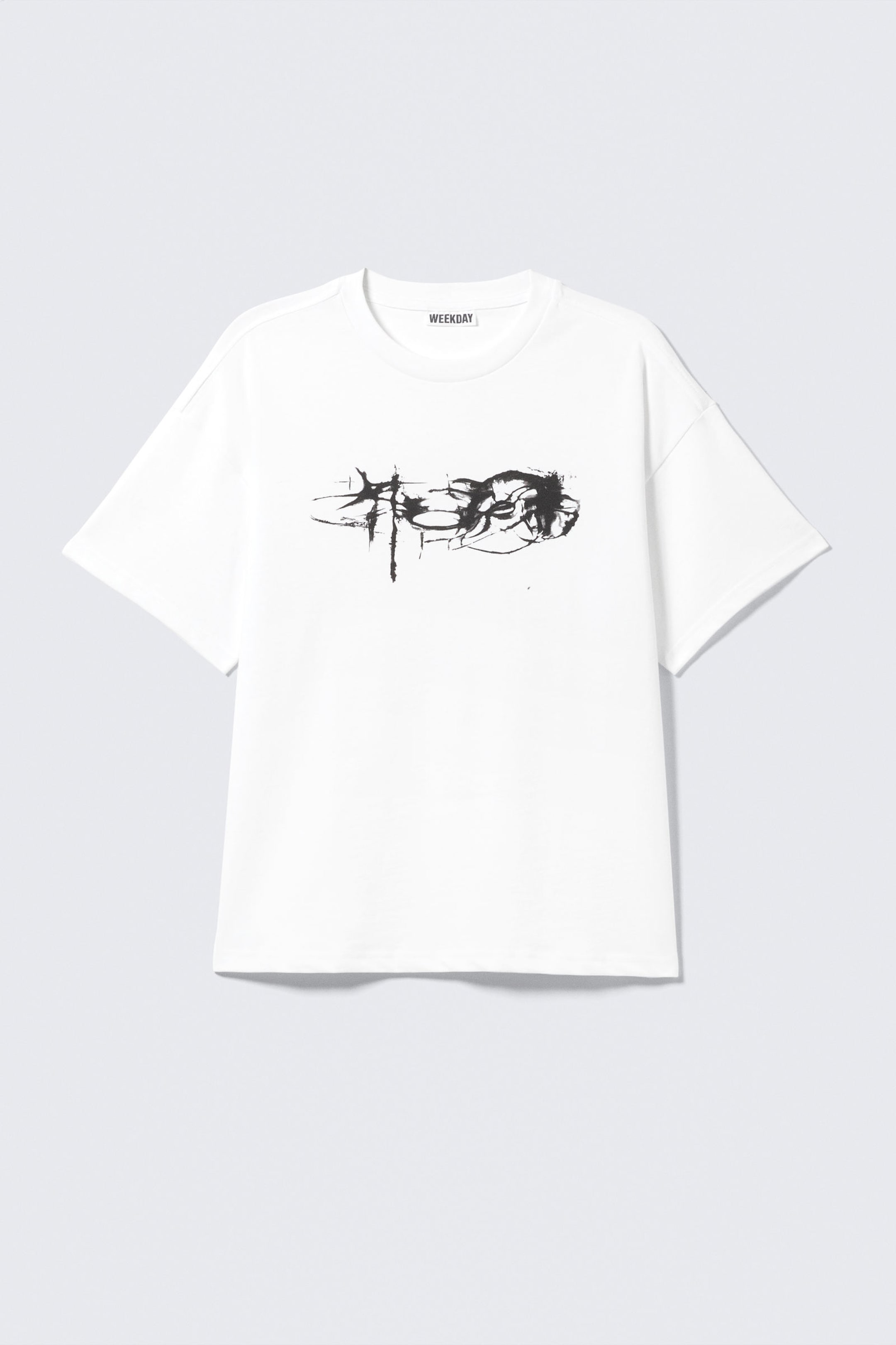 White - Interstellar - Great Boxy Printed Graphic Tee - 4