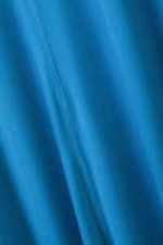 Blau - Sportliches Kurzarm-Maxikleid - 1