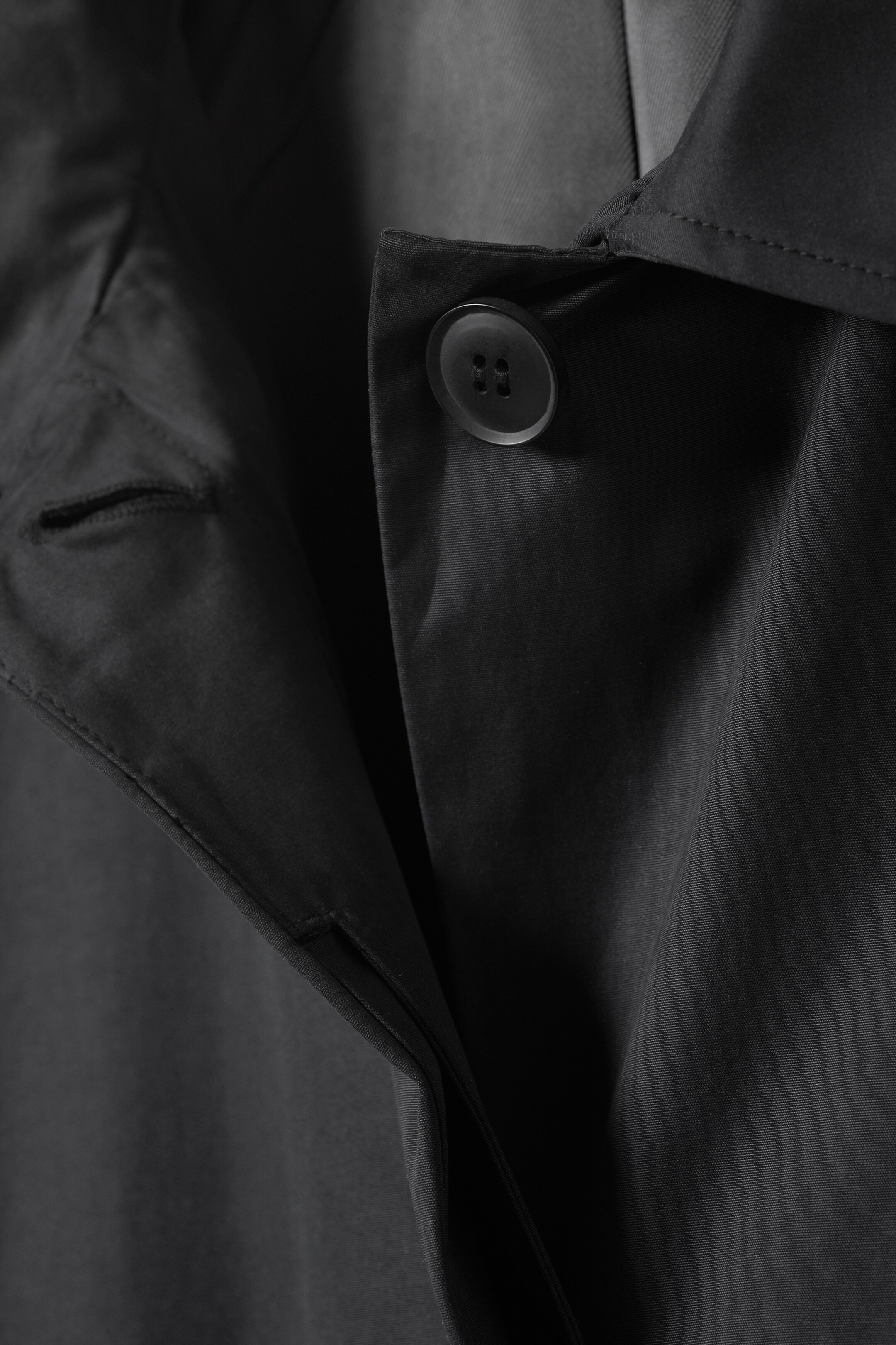 Grotere afbeelding bekijken: Single-Breasted Oversized Car Coat - Black - DAMES | H&M BE 2