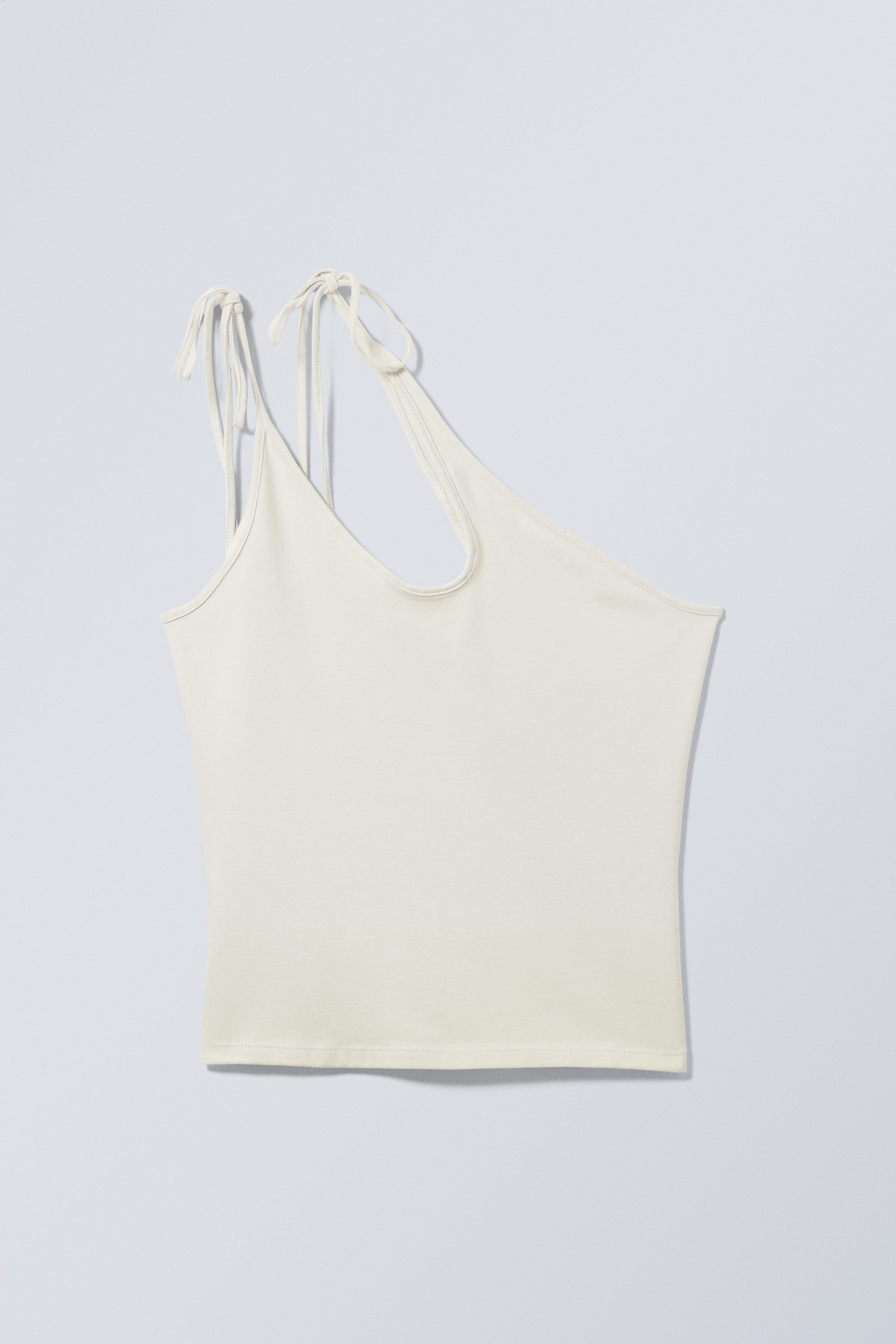 Off-white - Michelle One Shoulder Tank Top - 0