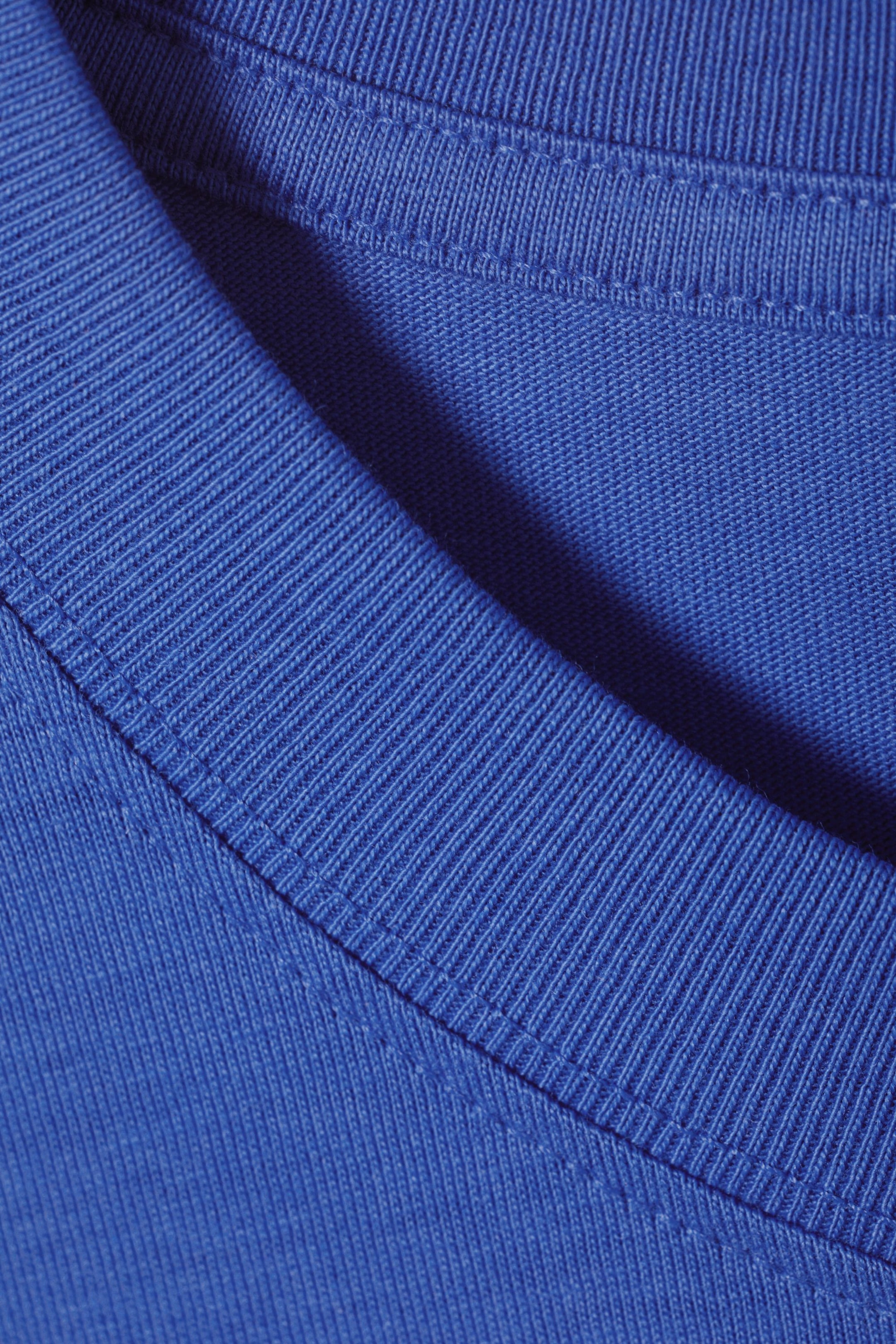 Blue - T-shirt semi-léger décontracté - 1