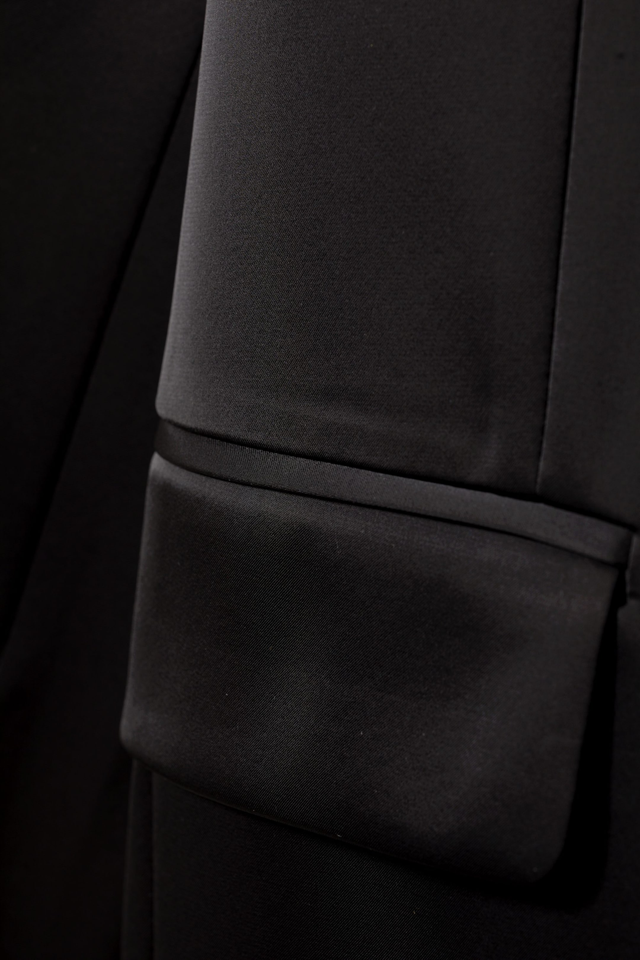 Zwart - Satijnen blazer Luna - 2