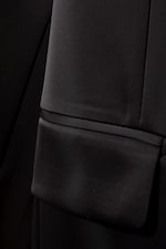 Zwart - Satijnen blazer Luna - 2