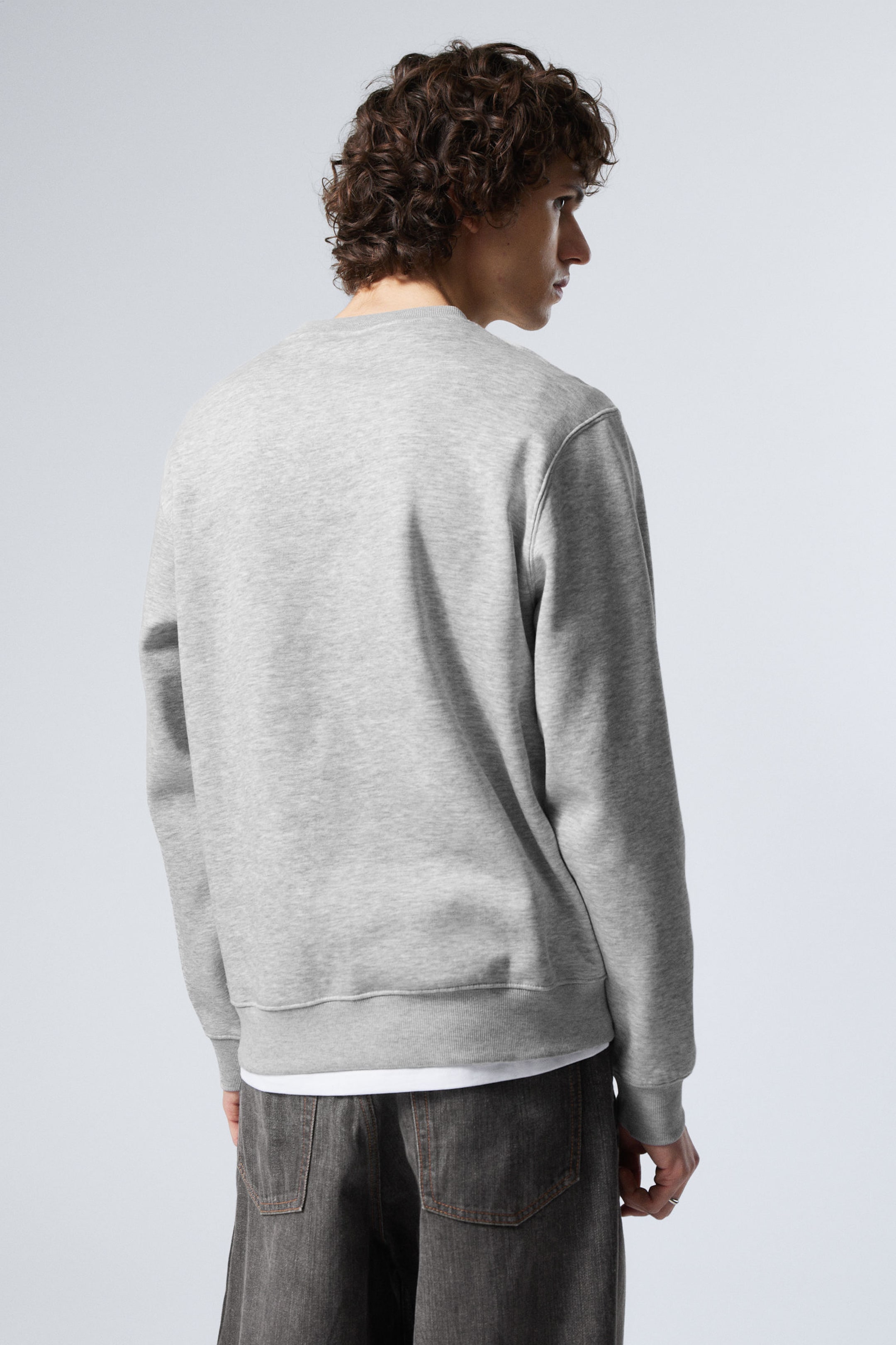 Grau meliert - Mittelschweres Standard-Sweatshirt - 2