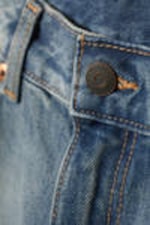 Jackpot Blue - Medium Blue - Rail Mid Rise Loose Wide Leg Jeans - 6