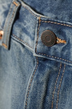 Jackpot Blue – Bleu moyen - Jean ample jambe large taille mi-haute Rail - 1