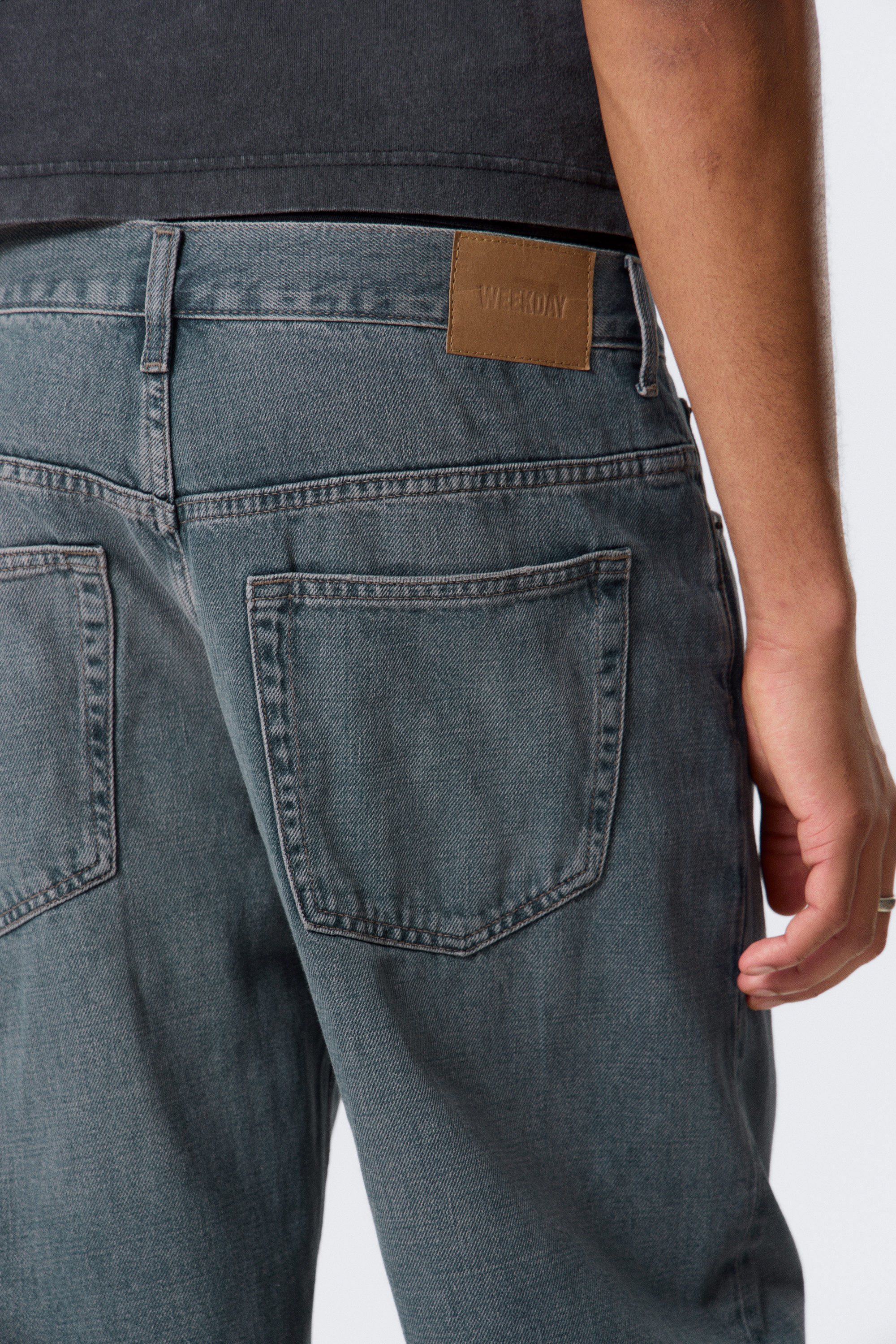 Blue One - Mörkblå - Sphere Low Waist Loose Straight Leg Jeans - 5