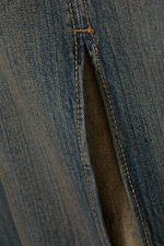 Tradisjonsblå - Park langt denimskjørt - 1