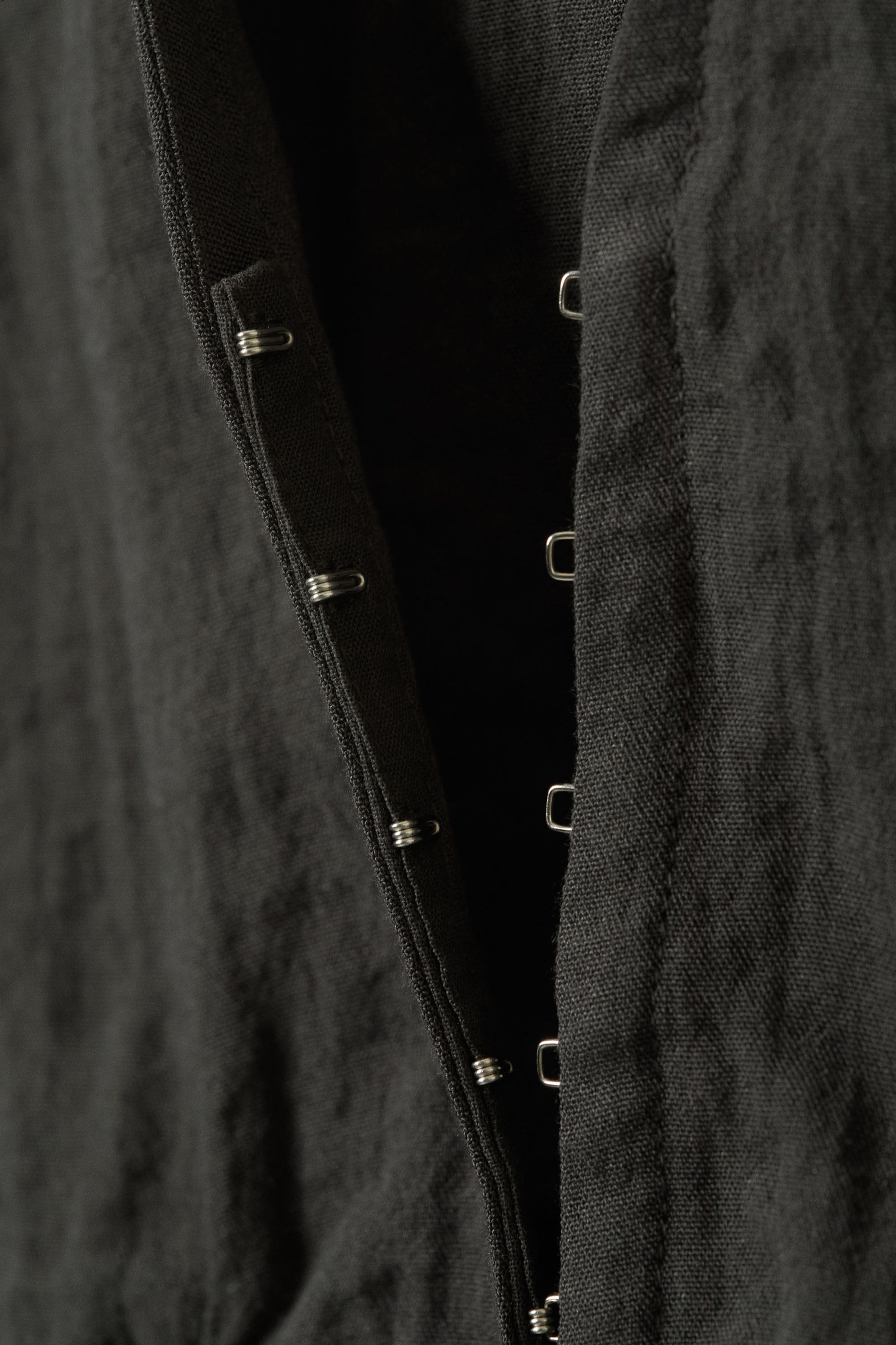 Dark Grey - Sleeveless Crinkle Top - 5