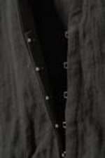 Dark Grey - Sleeveless Crinkle Top - 5
