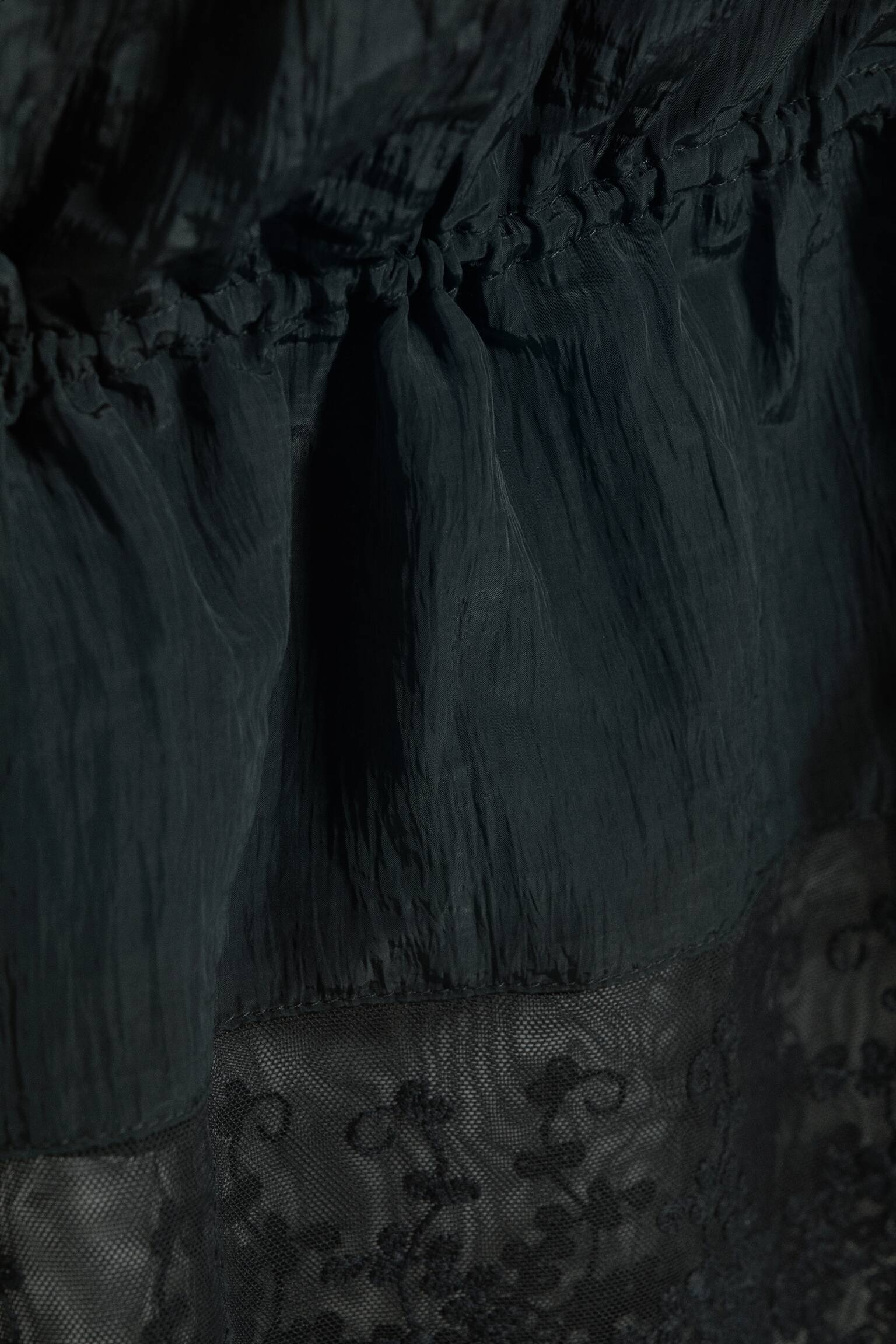 Rosabel lågmidjade lediga bloomers med spets - Svart/Ljusrosa - 3