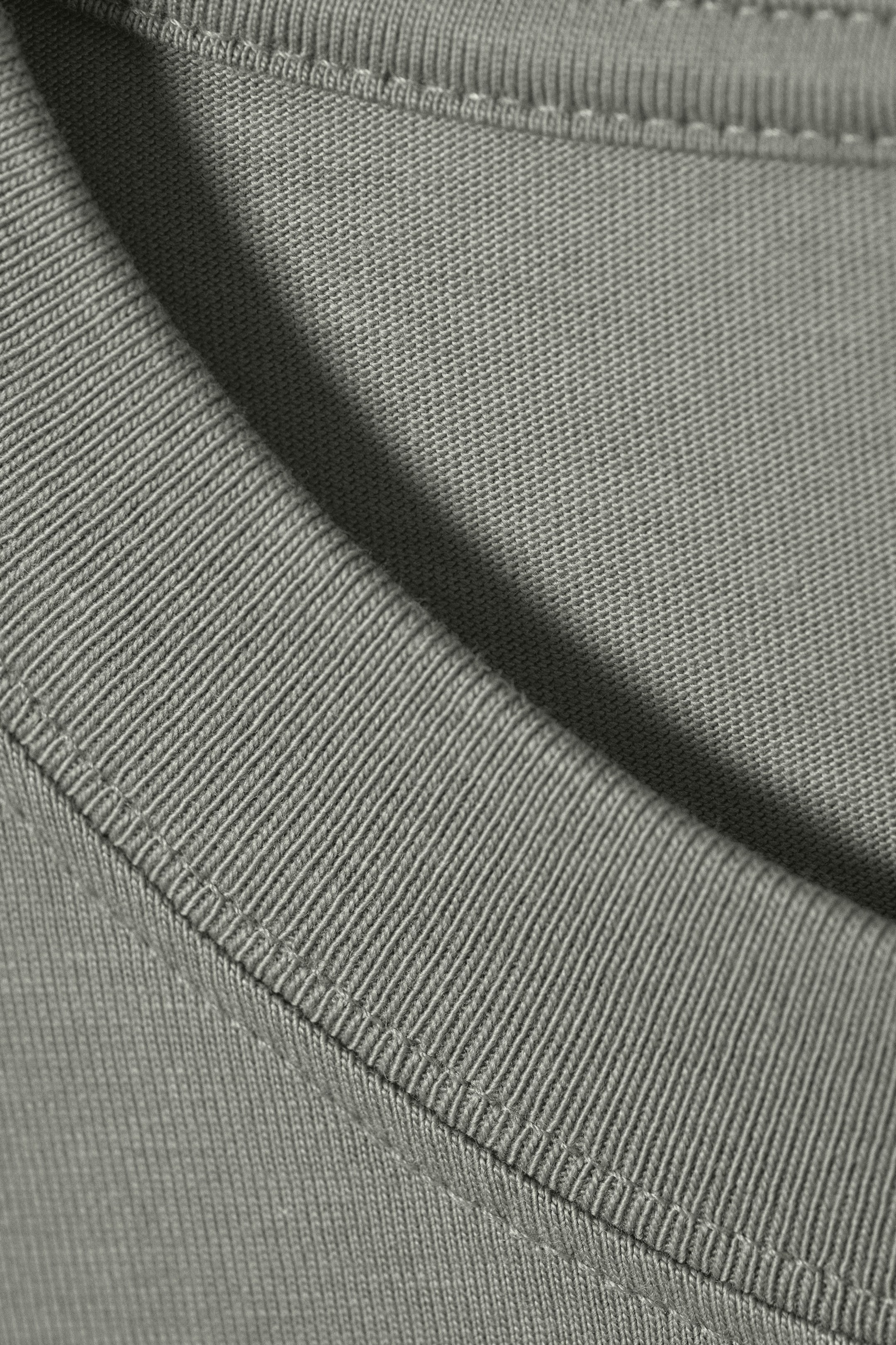 Grey - Oversized Heavyweight T-shirt - 2