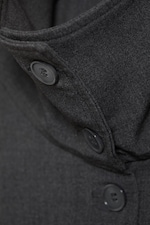 Dark Grey Melange - Long-sleeved buttoned shirt - 1