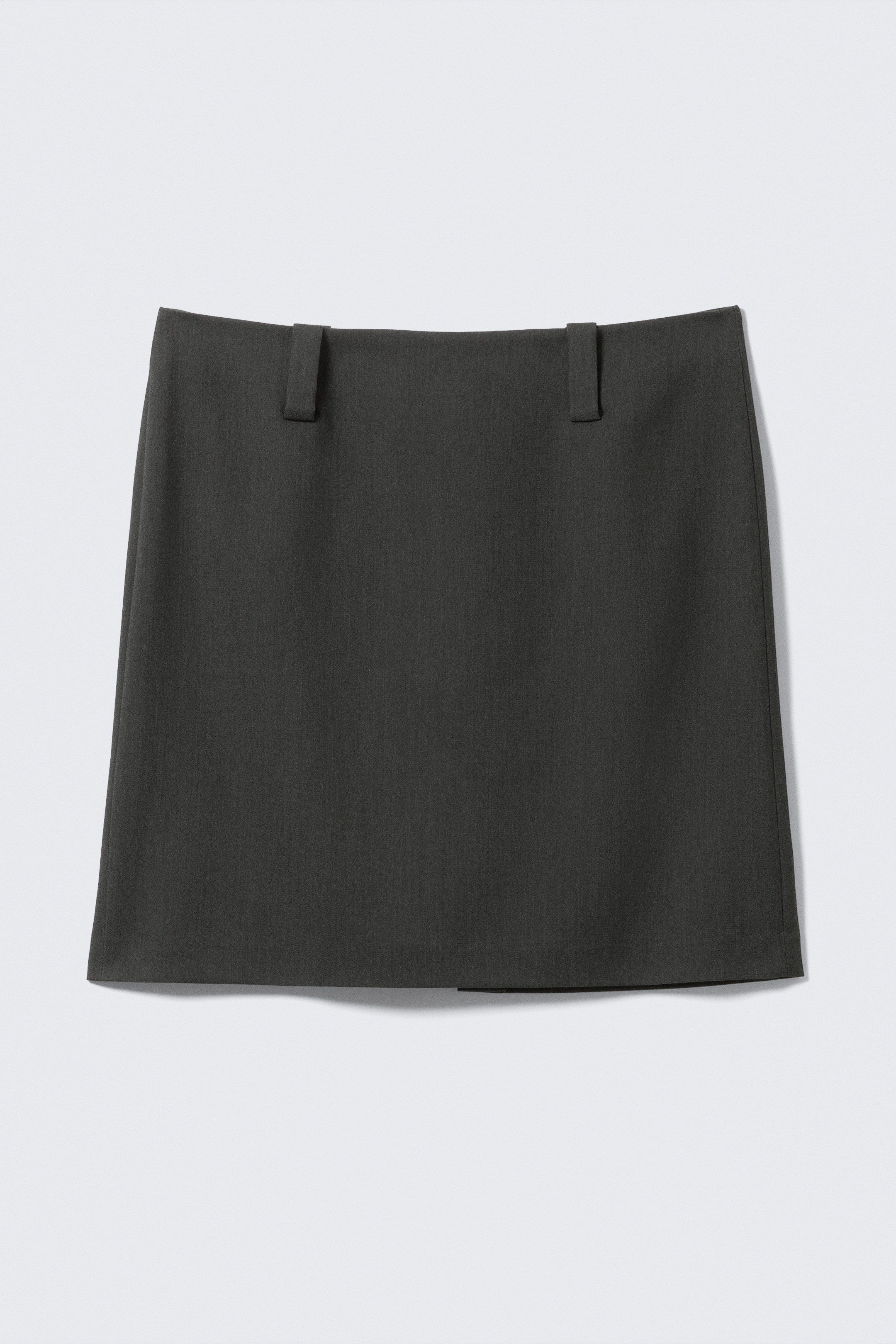 Grösseres Bild ansehen: Midi-Anzugrock mit niedrigem Bund und Slim Fit - Dunkelgrau meliert - DAMEN | H&M CH 4