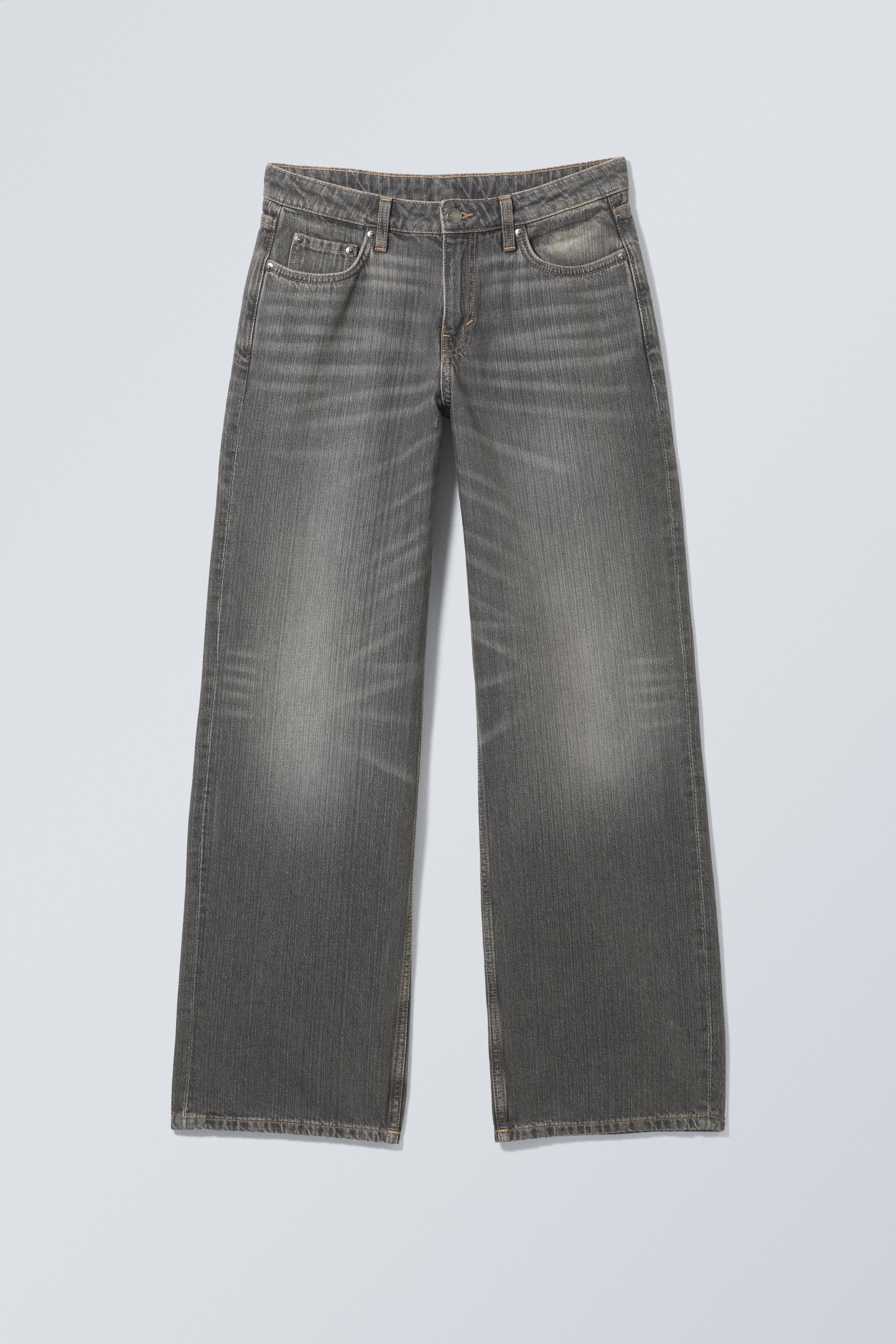 Grösseres Bild ansehen: Ample Low Waist Loose Wide Leg Jeans - Mine Grey - Dunkelgrau - DAMEN | H&M CH 6