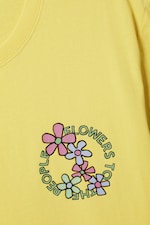 Yellow - Relaxed Printed TShirt - 1