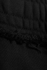 Black - Terry 7/8th trousers - 6
