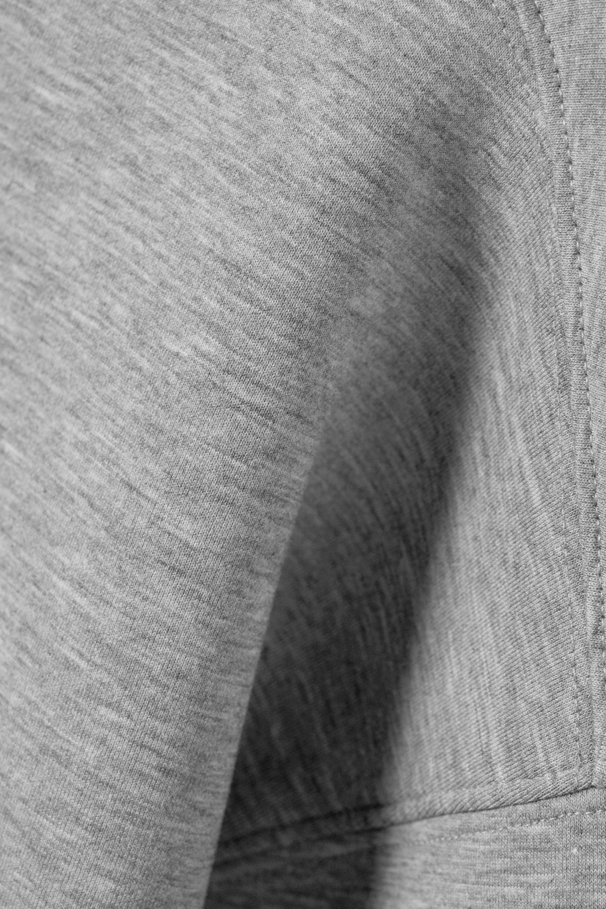 Grey Melange - Simon Scuba Sweatshirt - 4