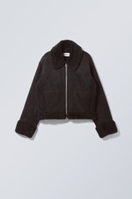 Black - Enzo Shearling Jacket - 0