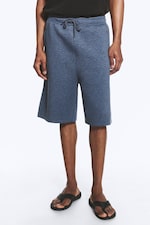 Bleu foncé - Short en néoprène Loose Fit - 1