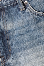 Spinel Blue - Duchess Low Rise Distressed Mini Denim Shorts - 1