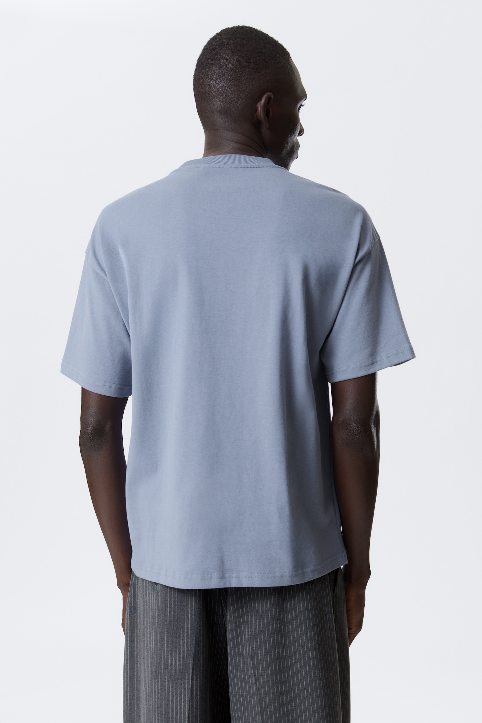 T-shirt Great boxy pesante - Azzurro polvere/Bianco/Blu navy scuro/Nero/Blu scuro/Grigio chiaro/Verde kaki/Verde scuro/Grigio scuro/Azzurro/Grigio chiaro mélange/Giallo - 4