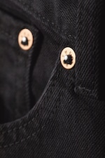 Almost Black - Svart - Easy Regular Straight Leg Jeans - 1