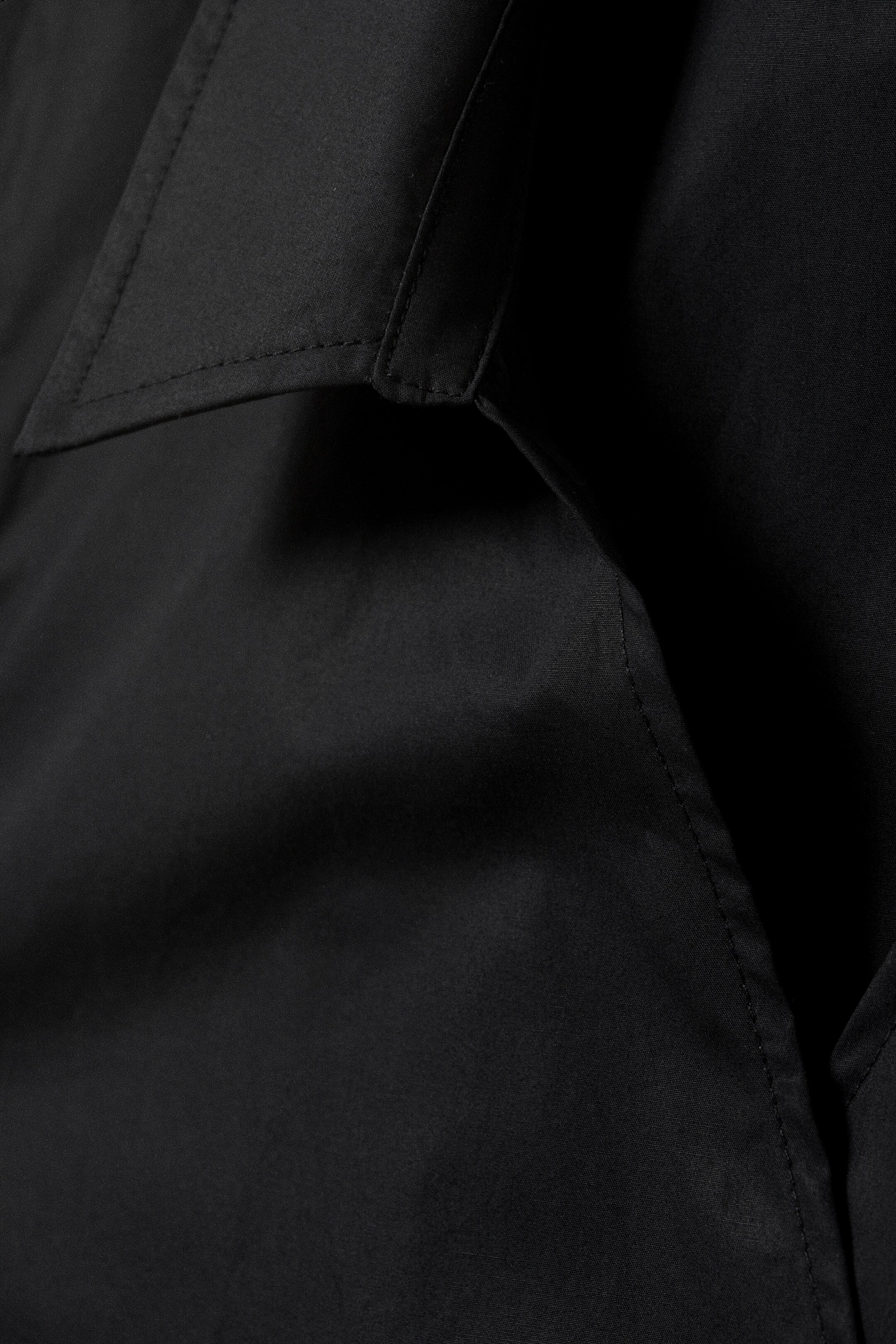 Ingrandisci l'immagine: Sleeveless Cotton Wrap Top - Black - DONNA | H&M CH 5