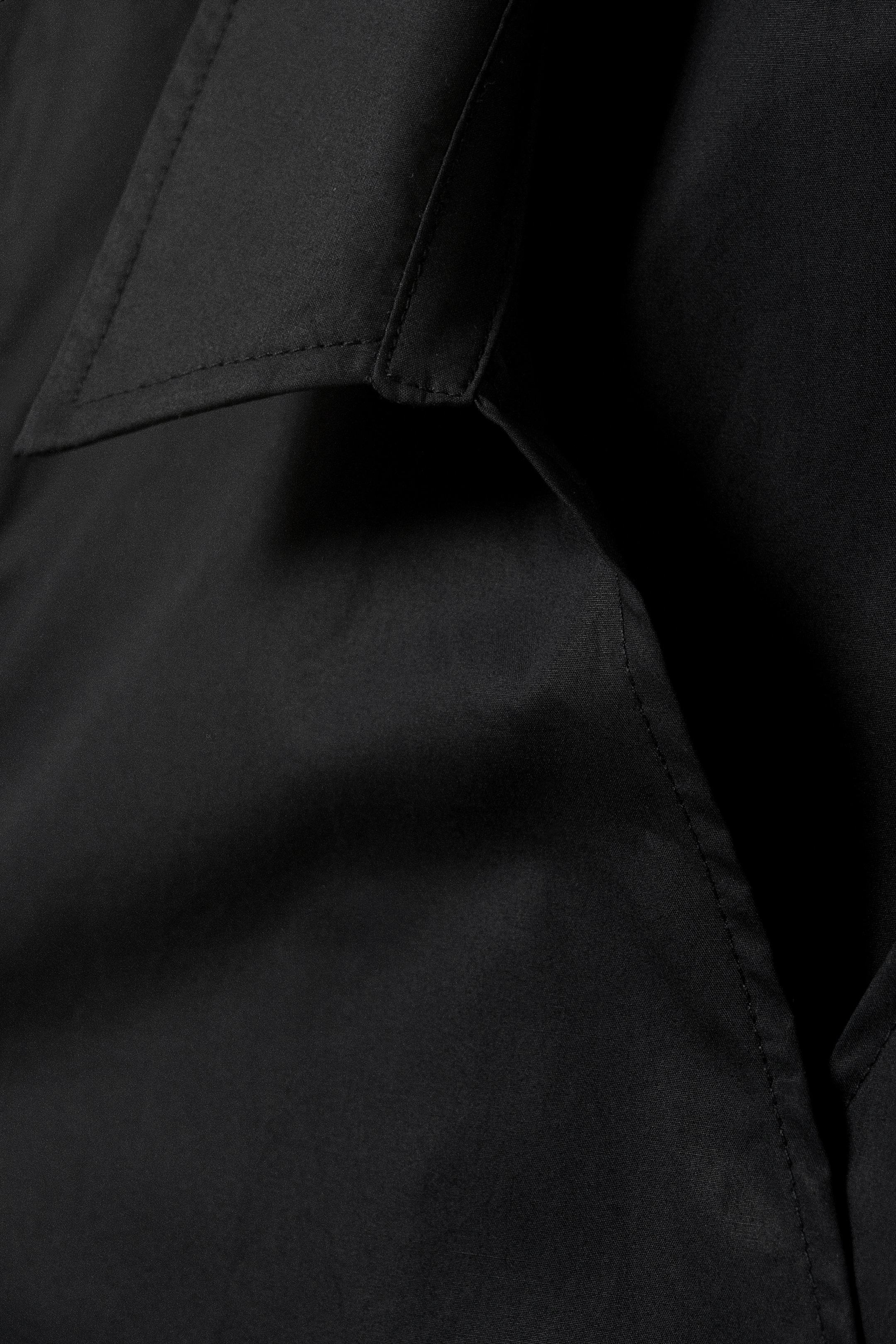 Größeres Bild anzeigen: Ärmelloses Wickeltop aus Baumwolle - Schwarz - Ladies | H&M AT 5