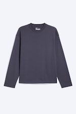 Donkerpaars - Ruimvallend boxy T-shirt met lange mouwen - 3