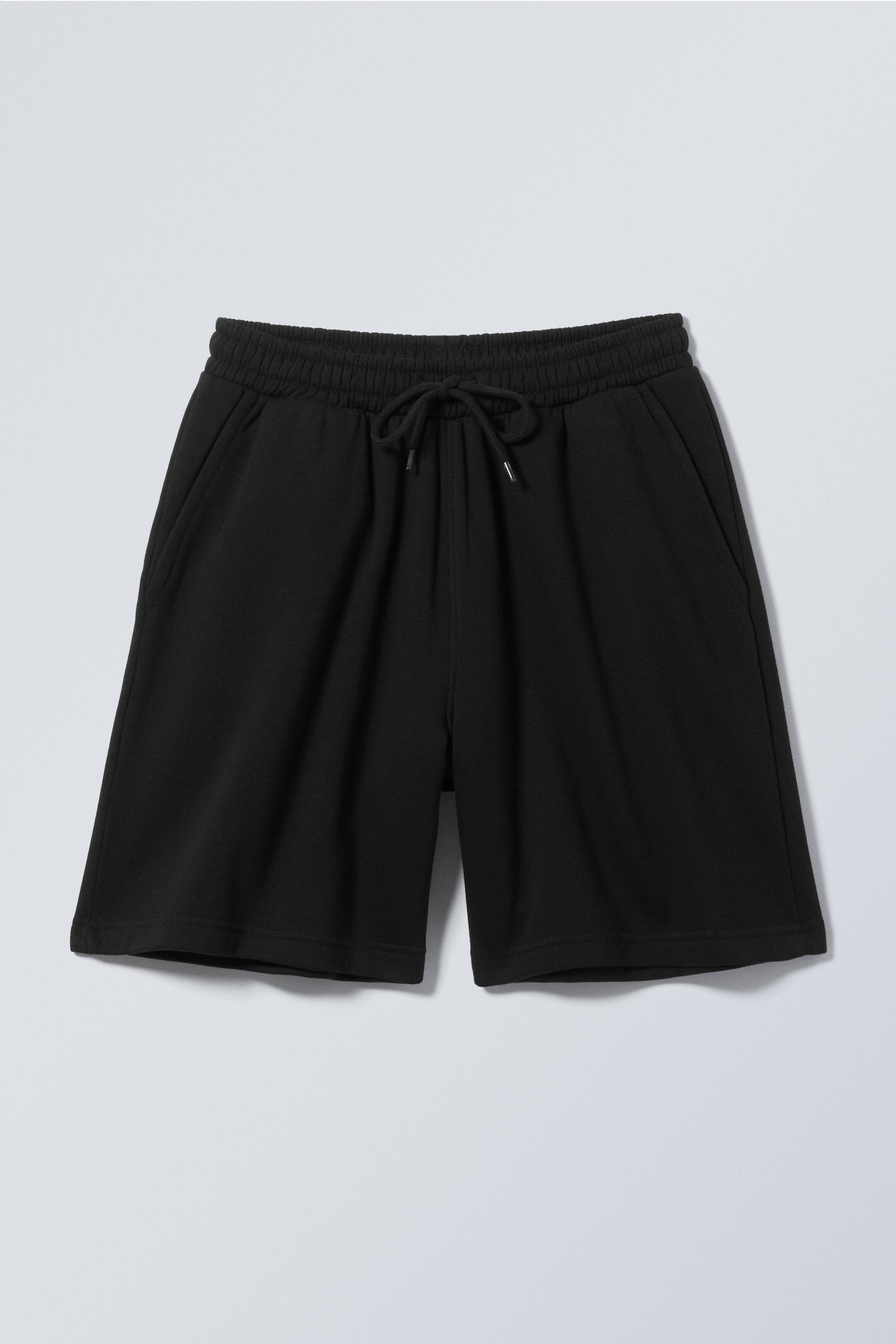 Grotere afbeelding bekijken: Relaxed fit middelzware short - Zwart - HEREN | H&M NL 1