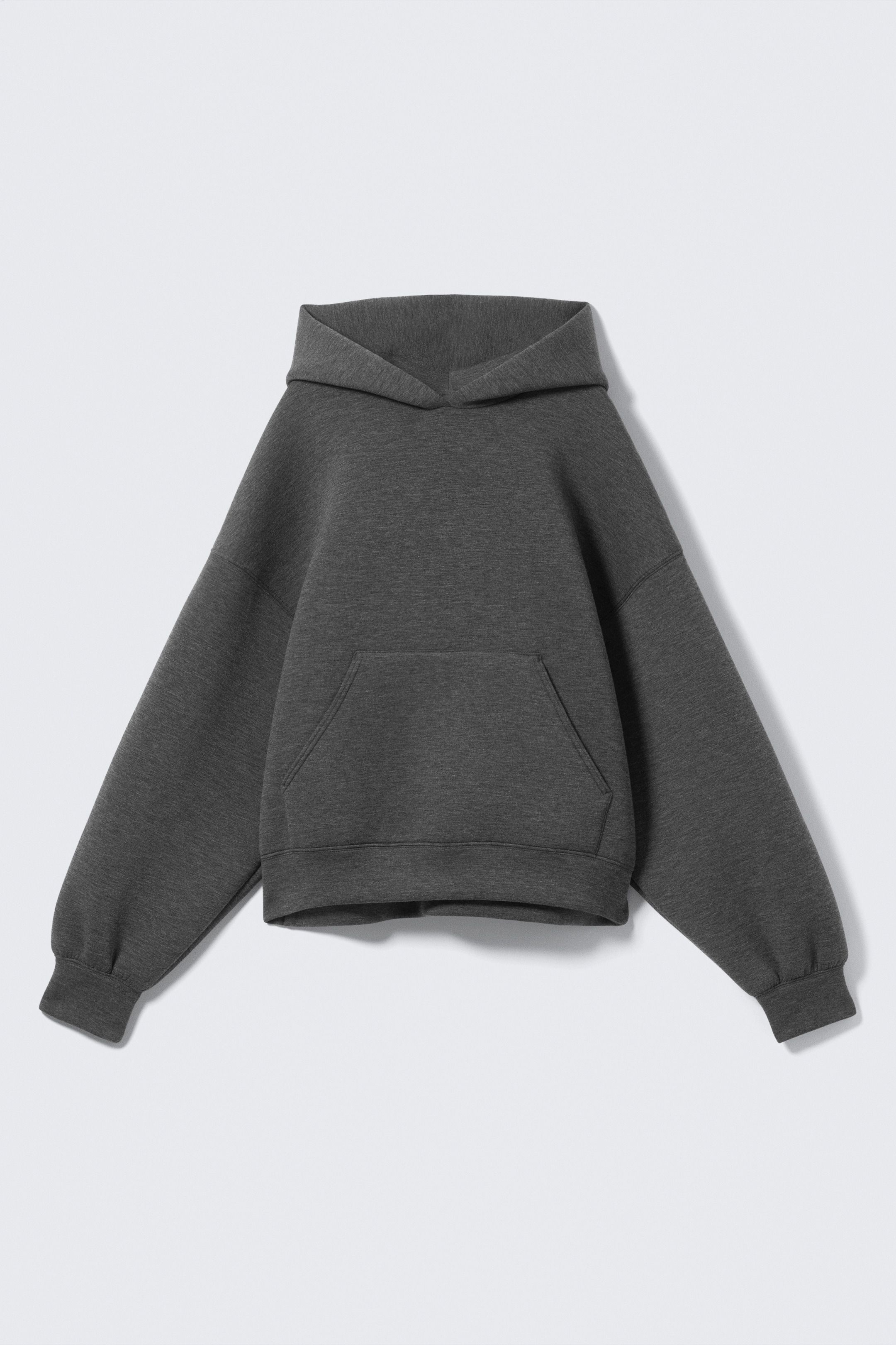 Agrandir l'image: Sweat à capuche scuba oversize - Gris foncé chiné - FEMME | H&M CH 4