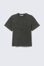 Dunkelgrau - "Bending Reality" - Bedrucktes Slim-Fit-T-Shirt - 3