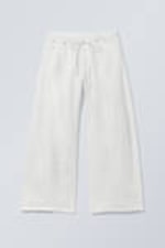 Weiß - Denim-Hose "Motion" mit niedrigem Bund - 9