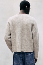 Dusty Mole - Chunky knit relaxed sweater - 2