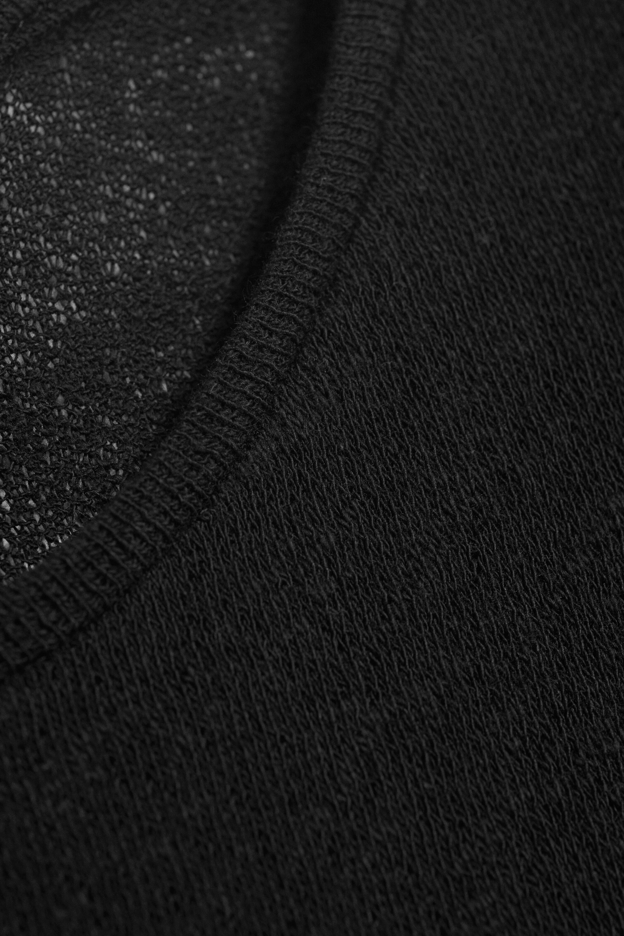 Black - Tanktop mit Raffungen - 5