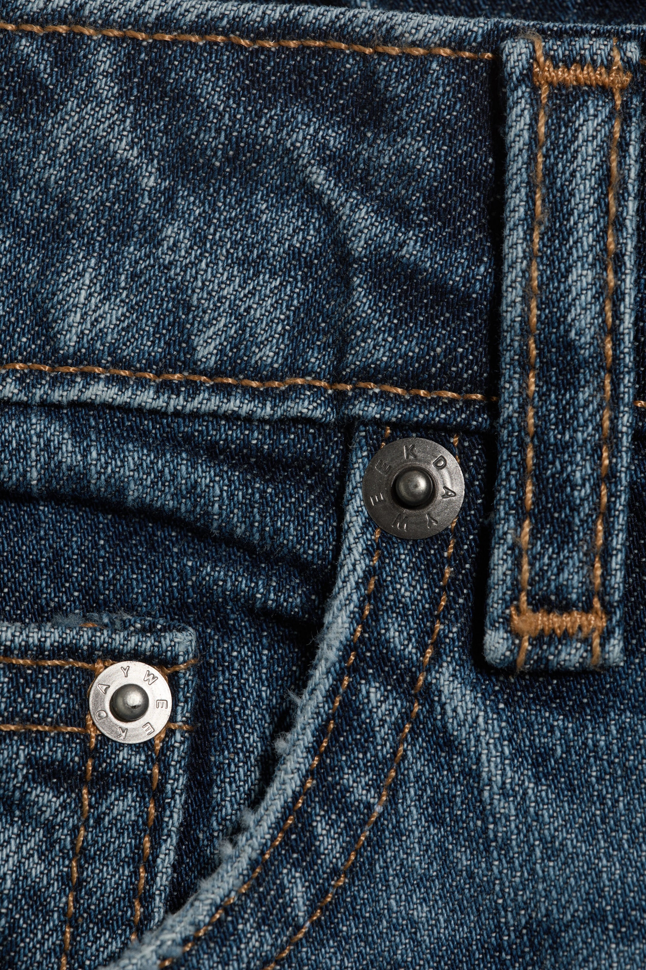 Milano Blue - Bleu foncé - Jean droit ample taille basse Missy - 6